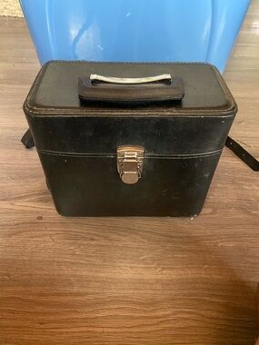 Vintage Classic Black Camera  Case with Top Handle